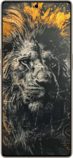 Силиконовый чехол Лев в золотых красках для Infinix Note 50 Pro+ - 6155u-4041 изображение 