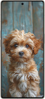 Силиконовый чехол Щенок мальтипу для Infinix Note 50 Pro+ - 6157u-4041 изображение 