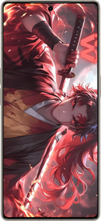 Силиконовый чехол Аниме воин для Infinix Note 50 Pro+ - 6281u-4041 изображение 