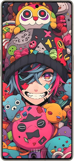 Силиконовый чехол Аниме парень для Infinix Note 50 Pro+ - 6317u-4041 изображение 