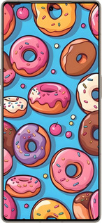 Силиконовый чехол Пончики для Infinix Note 50 Pro+ - 6318u-4041 изображение 