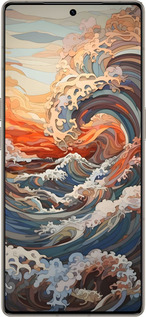 Силиконовый чехол Арт волны для Infinix Note 50 Pro+ - 6324u-4041 изображение 