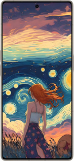 Силиконовый чехол Девушка Арт для Infinix Note 50 Pro+ - 6325u-4041 изображение 