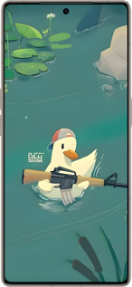 Силиконовый чехол Уточка с автоматом для Infinix Note 50 Pro+ - 6356u-4041 изображение 