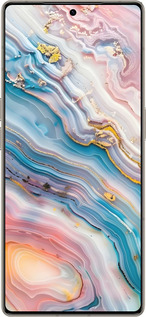 Силиконовый чехол Мрамор красивый для Infinix Note 50 Pro+ - 6376u-4041 изображение 