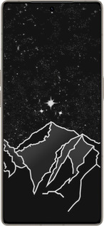 Силиконовый чехол Минималистический горный пейзаж для Infinix Note 50 Pro+ - 6438u-4041 изображение 