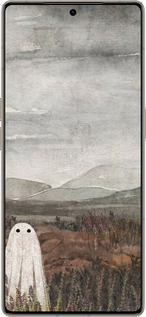 Силиконовый чехол Одинокий призрак на фоне гор для Infinix Note 50 Pro+ - 6486u-4041 изображение 