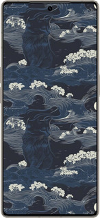 Силиконовый чехол Морская тематика в стиле арт-деко для Infinix Note 50 Pro+ - 6520u-4041 изображение 