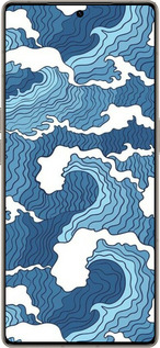 Силиконовый чехол Абстрактный рисунок морских волн для Infinix Note 50 Pro+ - 6538u-4041 изображение 