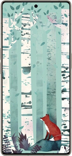 Силиконовый чехол Лис в зелёном лесу для Infinix Note 50 Pro+ - 6547u-4041 изображение 