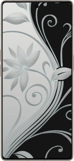Силиконовый чехол Цветы на чёрно-белом фоне для Infinix Note 50 Pro+ - 840u-4041 изображение 