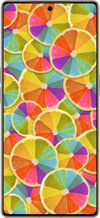 Силіконовий чехол Різнобарвні часточки лимона для Infinix Note 50 Pro+ - 861u-4041 изображение 