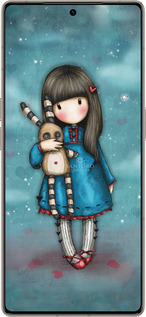 Силиконовый чехол Девочка с зайчиком для Infinix Note 50 Pro+ - 915u-4041 изображение 