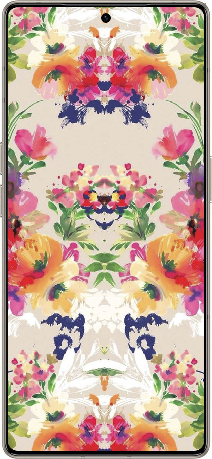 Силиконовый чехол Цветочный узор для Infinix Note 50 Pro+ - 1083u-4041 изображение 