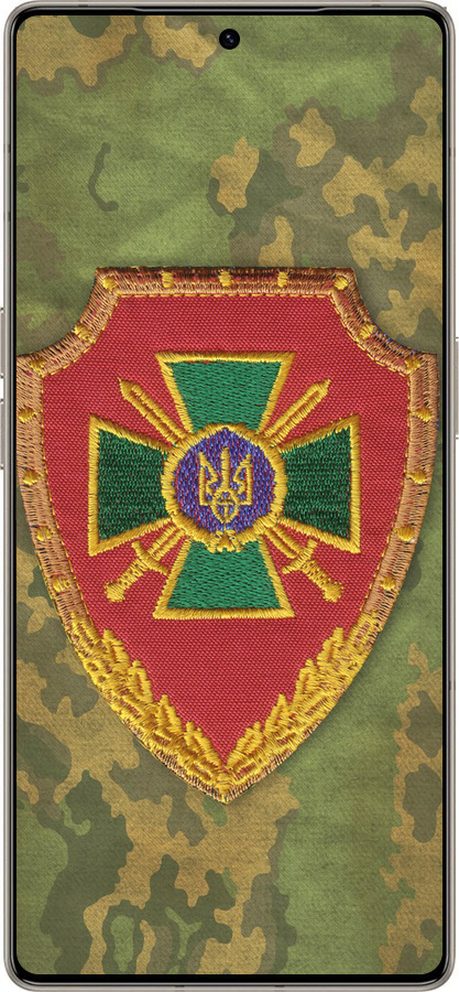 Силиконовый чехол Пограничная служба Украины для Infinix Note 50 Pro+ - 1091u-4041 изображение 