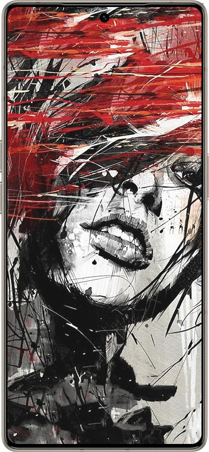 Силиконовый чехол Лицо девушки для Infinix Note 50 Pro+ - 1162u-4041 изображение 