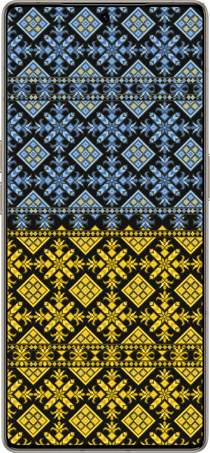 Силиконовый чехол Жовто-блакитна вишиванка для Infinix Note 50 Pro+ - 1169u-4041 изображение 