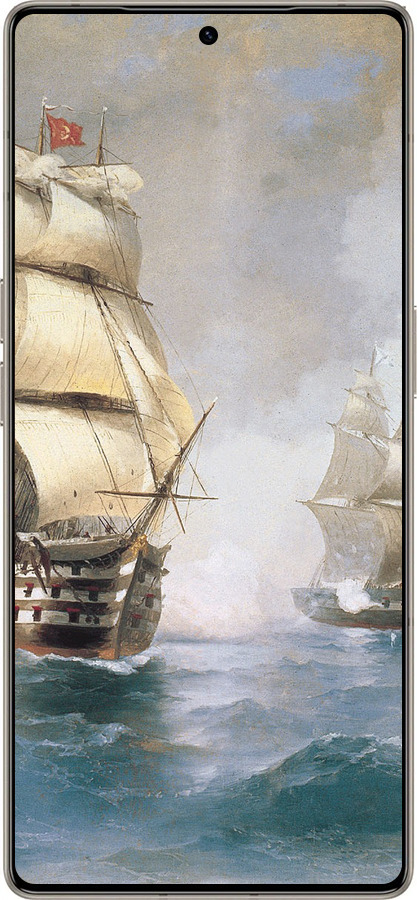 Силиконовый чехол Айвазовский. Корабли для Infinix Note 50 Pro+ - 160u-4041 изображение 