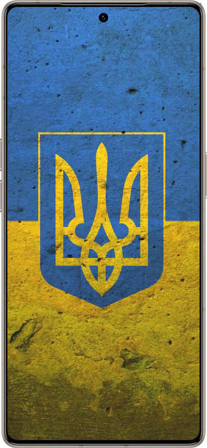 Силиконовый чехол Флаг и герб Украины 2 для Infinix Note 50 Pro+ - 378u-4041 изображение 