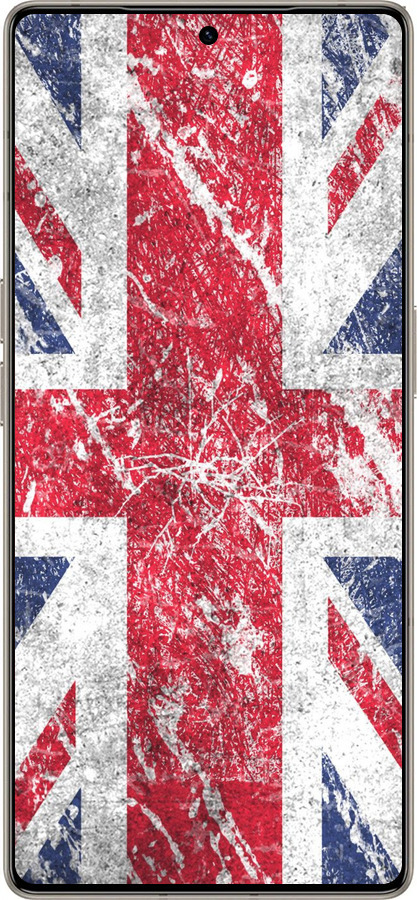 Силиконовый чехол Флаг Великобритании 1 для Infinix Note 50 Pro+ - 386u-4041 изображение 