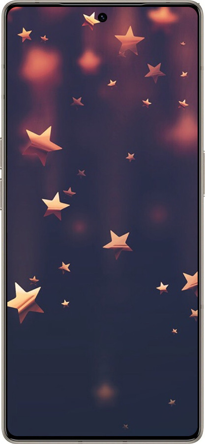 Силиконовый чехол Падающие звезды для Infinix Note 50 Pro+ - 3974u-4041 изображение 