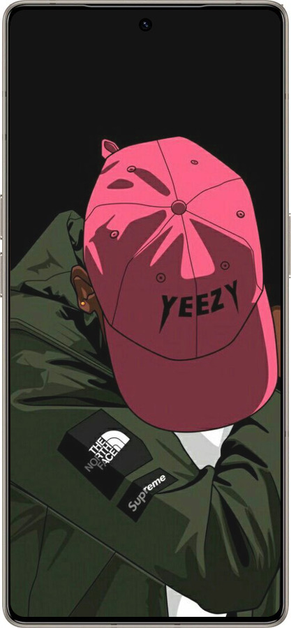 Силіконовий чехол logo de yeezy для Infinix Note 50 Pro+ - 3995u-4041 изображение 