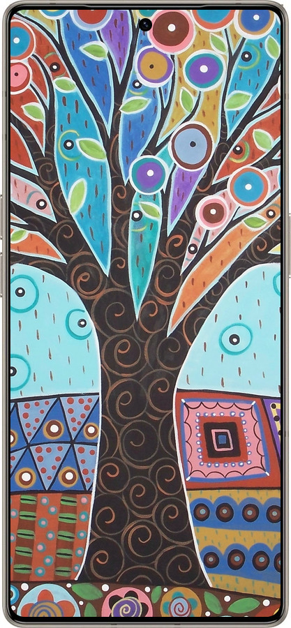 Силиконовый чехол Арт-дерево для Infinix Note 50 Pro+ - 4008u-4041 изображение 