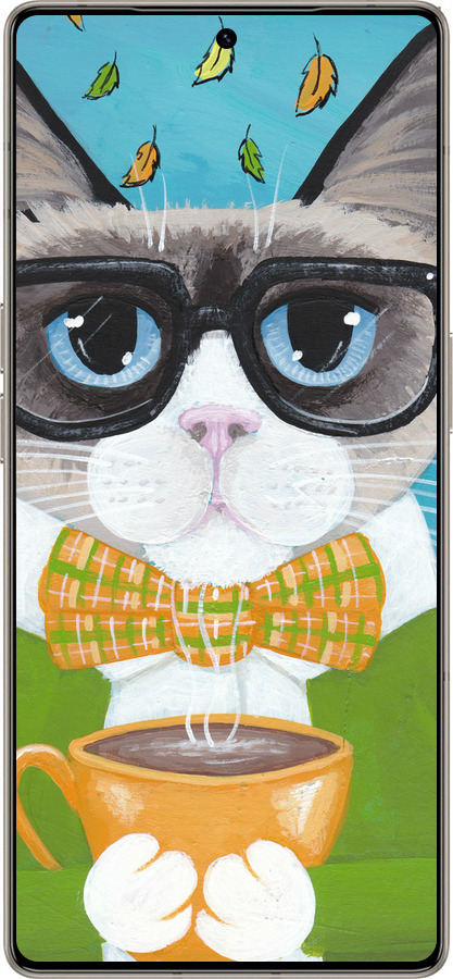 Силіконовий чехол Cat&Coffee для Infinix Note 50 Pro+ - 4053u-4041 изображение 