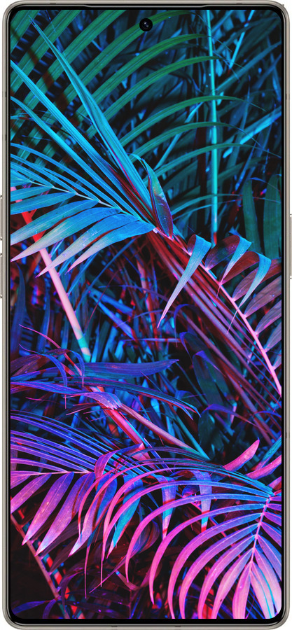 Силиконовый чехол Папоротник под ультрафиолетом для Infinix Note 50 Pro+ - 4069u-4041 изображение 