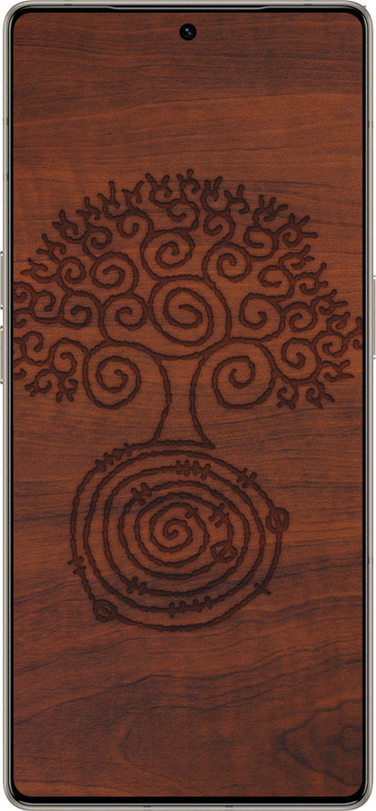 Силиконовый чехол Узор дерева для Infinix Note 50 Pro+ - 4119u-4041 изображение 