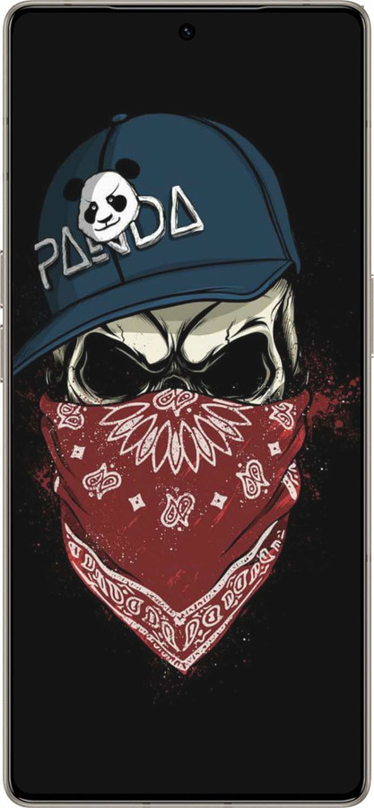 Силіконовий чехол Череп в кепці для Infinix Note 50 Pro+ - 4127u-4041 изображение 