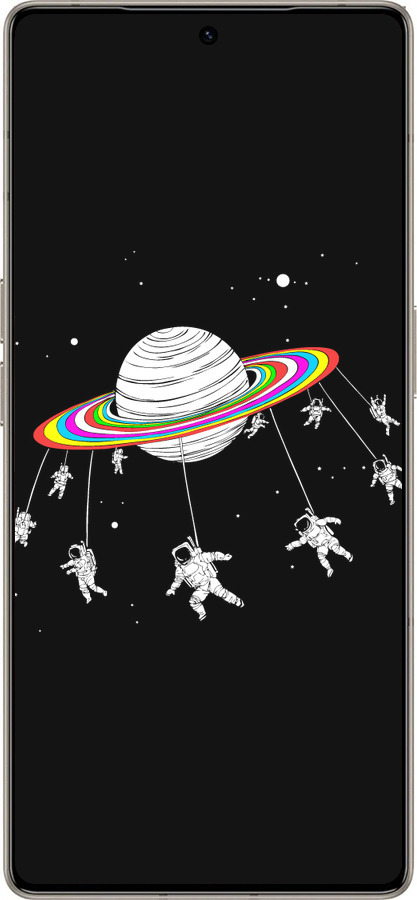 Силиконовый чехол Лунная карусель для Infinix Note 50 Pro+ - 4136u-4041 изображение 