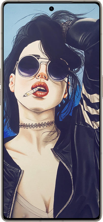 Силиконовый чехол Девушка на стиле для Infinix Note 50 Pro+ - 4151u-4041 изображение 