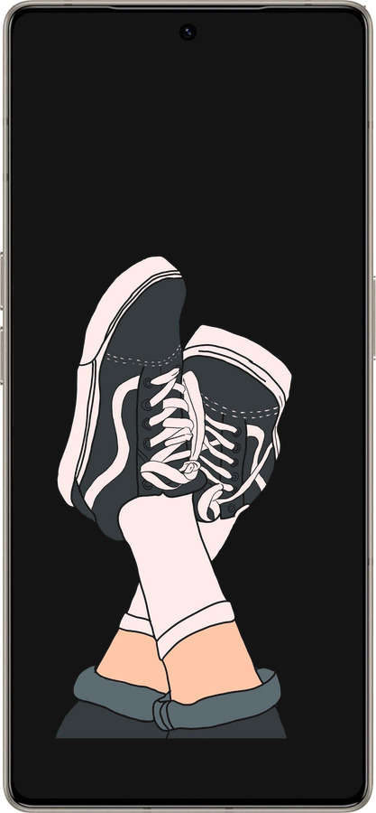 Силіконовий чехол Кеди для Infinix Note 50 Pro+ - 4265u-4041 изображение 