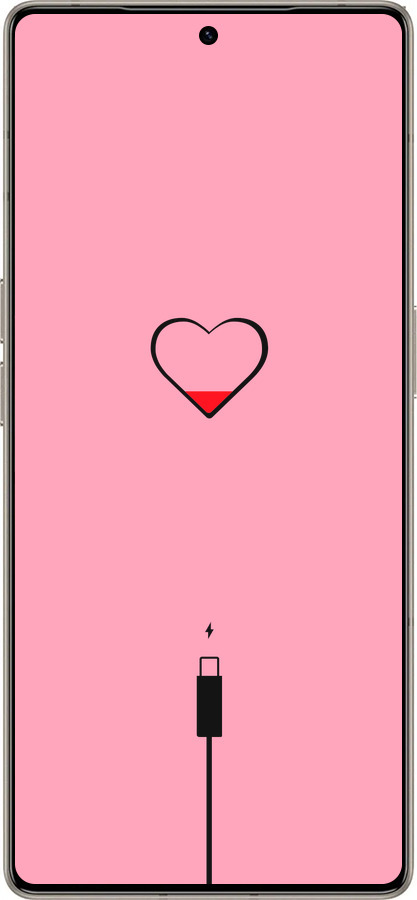 Силиконовый чехол Подзарядка сердца1 для Infinix Note 50 Pro+ - 4275u-4041 изображение 