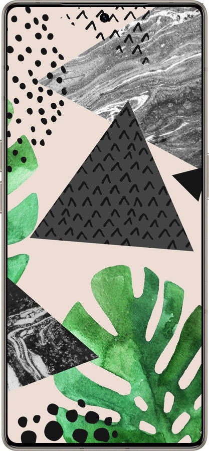 Силіконовий чехол Монстера для Infinix Note 50 Pro+ - 4304u-4041 изображение 