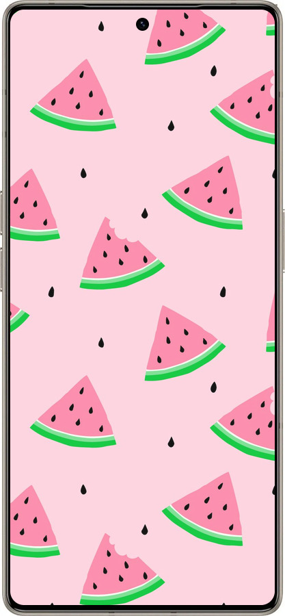 Силиконовый чехол Розовый арбуз для Infinix Note 50 Pro+ - 4314u-4041 изображение 