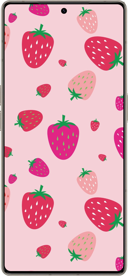 Силиконовый чехол Клубнички для Infinix Note 50 Pro+ - 4332u-4041 изображение 