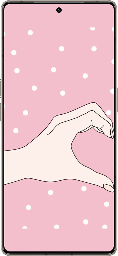 Силіконовий чехол Половинка серця для Infinix Note 50 Pro+ - 4340u-4041 изображение 