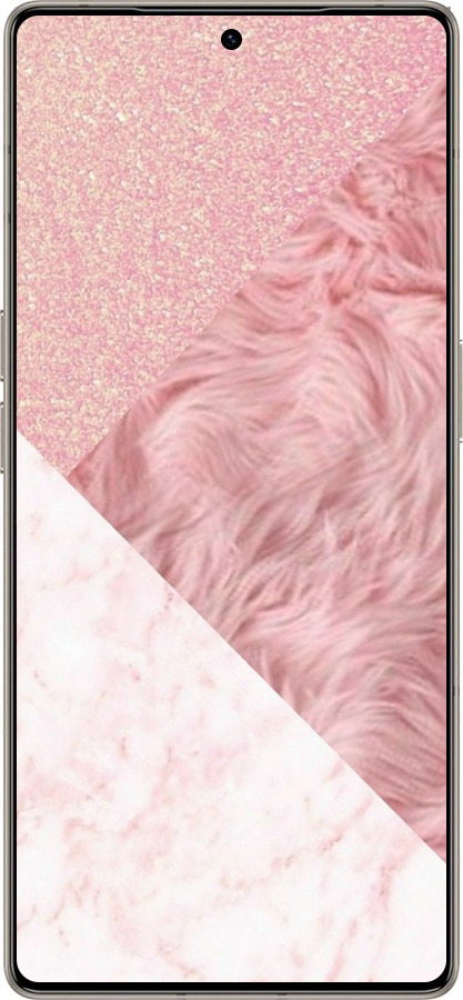 Силиконовый чехол Розовые текстуры для Infinix Note 50 Pro+ - 4343u-4041 изображение 