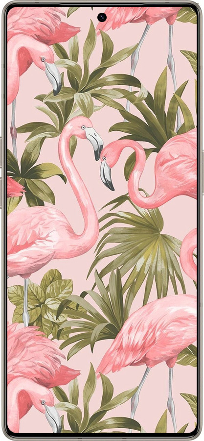 Силіконовий чехол Фламінго 2 для Infinix Note 50 Pro+ - 4360u-4041 изображение 