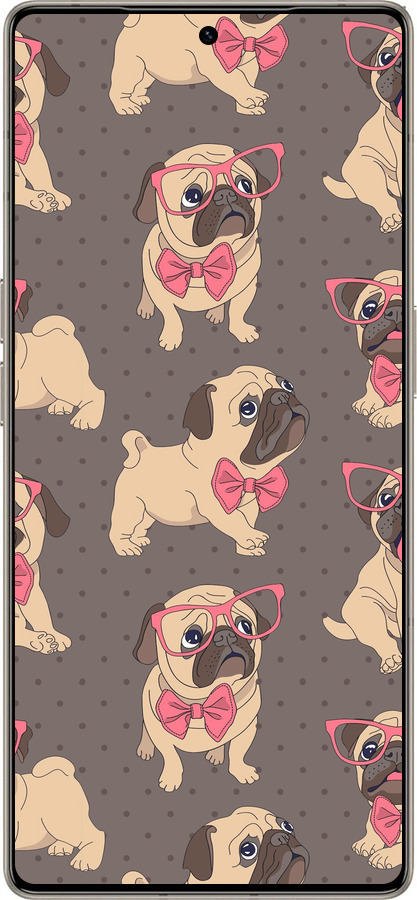 Силиконовый чехол мопсики 2 для Infinix Note 50 Pro+ - 4362u-4041 изображение 