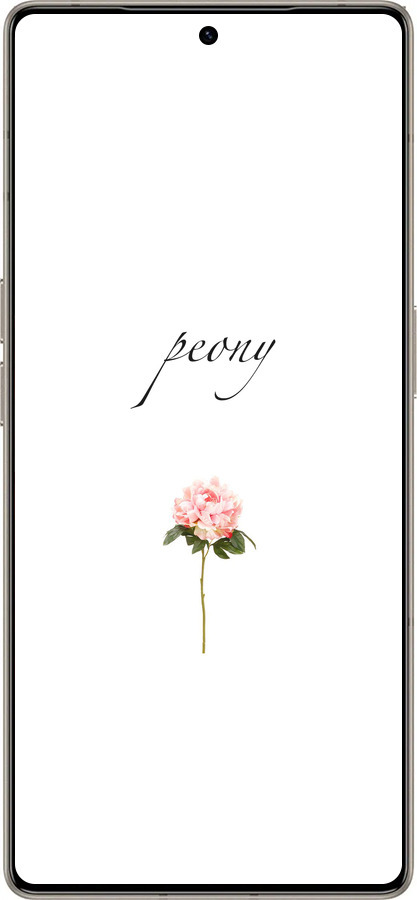 Силіконовий чехол Півонія для Infinix Note 50 Pro+ - 4366u-4041 изображение 