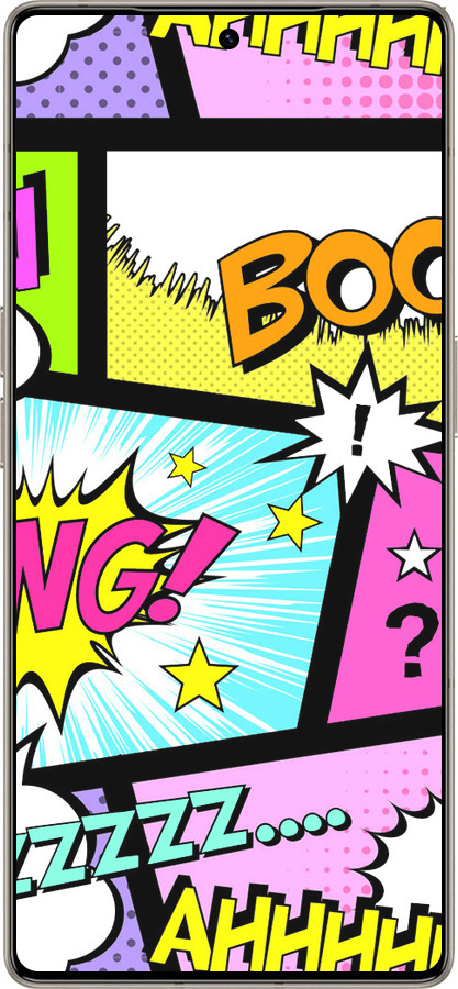 Силиконовый чехол Комикс 1 для Infinix Note 50 Pro+ - 4407u-4041 изображение 