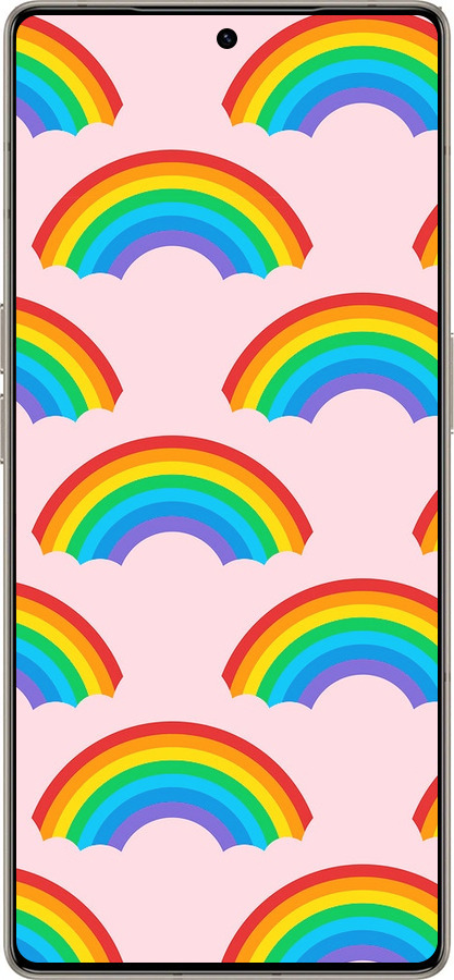 Силиконовый чехол Rainbows для Infinix Note 50 Pro+ - 4478u-4041 изображение 