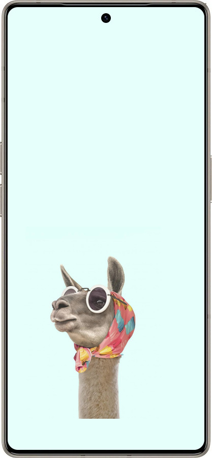 Силиконовый чехол Модная лама для Infinix Note 50 Pro+ - 4479u-4041 изображение 