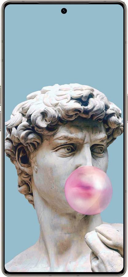 Силиконовый чехол Микеланджело для Infinix Note 50 Pro+ - 4500u-4041 изображение 