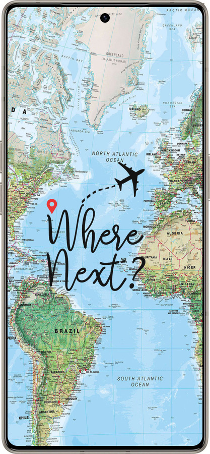 Силиконовый чехол Путешествие для Infinix Note 50 Pro+ - 4503u-4041 изображение 