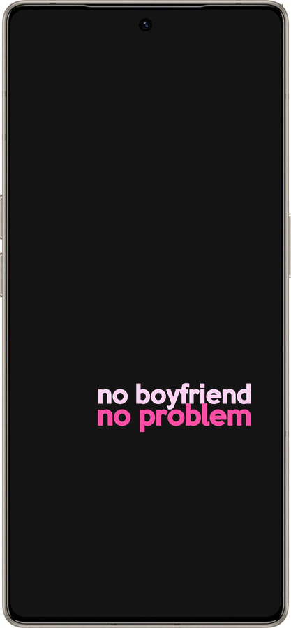Силиконовый чехол no boyfriend no problem для Infinix Note 50 Pro+ - 4549u-4041 изображение 