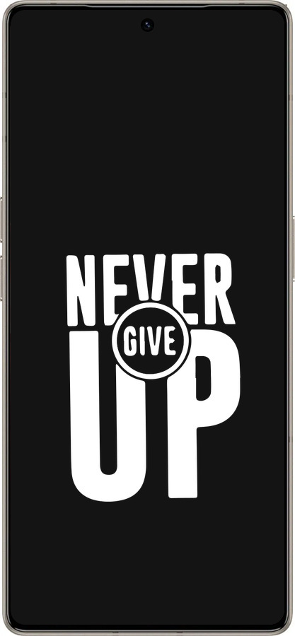 Силиконовый чехол Никогда не сдавайся для Infinix Note 50 Pro+ - 4572u-4041 изображение 